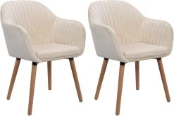 2er-Set Esszimmerstühle Küchenstuhl Wohnzimmerstuhl Aus Samt Massivholz