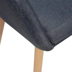 1x Esszimmerstühle Wohnzimmerstuhl Polsterstuhl Mit Armlehne Leinen Massivholz -Möbel Store 1 Esszimmerst hle Wohnzimmerstuhl Polsterstuhl mit Armlehne Leinen Massivholz BH94dgr 1 dunkelgrau2 1280x1280 1