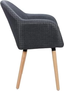 1x Esszimmerstühle Wohnzimmerstuhl Polsterstuhl Mit Armlehne Leinen Massivholz -Möbel Store 1 Esszimmerst hle Wohnzimmerstuhl Polsterstuhl mit Armlehne Leinen Massivholz BH94dgr 1 dunkelgrau5 1280x1280 1