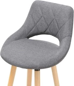 1 X Barhocker Barstuhl Aus Leinen Holzgestell Küchenstuhl -Möbel Store 1 x Barhocker Barstuhl aus Leinen Holzgestell Kuechenstuhl BH111dgr 1 MA dunkelgrau6 1280x1280