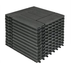 11 Stück WPC Terrassenfliesen Holzoptik Bodenfliese Klickfliese Bodenbelag -Möbel Store 11 St ck WPC Terrassenfliesen Holzoptik Bodenfliese Klickfliese Bodenbelag GTF004an Anthrazit4 1280x1280