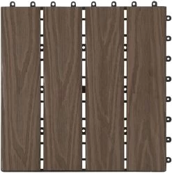 11er-Set WPC Balkonfliesen In Holzoptik Mit Relief 13 11er-Set WPC Balkonfliesen In Holzoptik Mit Relief -Möbel Store 11er Set WPC Balkonfliesen in Holzoptik mit Relief GTF006br braun5 1280x1280