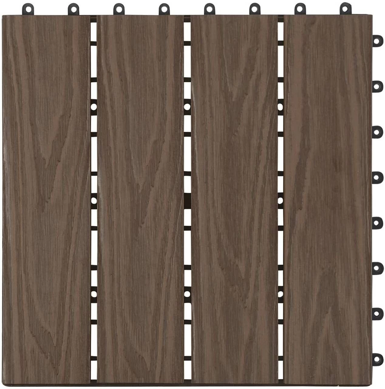 11er-Set WPC Balkonfliesen In Holzoptik Mit Relief 6 11er-Set WPC Balkonfliesen In Holzoptik Mit Relief – Bild 6