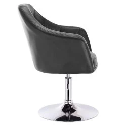 1x Barsessel, Stufenlose Höhenverstellung, Kunstleder, Mit Armlehne&Rücklehne -Möbel Store 1x Barsessel Hoehenverstellung Kunstleder BH104sz 11 1280x1280