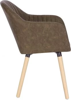 4er Set Esszimmerstühle Küchenstuhl Polsterstuhl Wohnzimmerstuhl Kunstleder Massivholz -Möbel Store 1x Esszimmerstuehle Kuechenstuhl Polsterstuhl Wohnzimmerstuhl mit Armlehne Kunstleder BH336dbr 1 dunkelbraun8 1280x1280