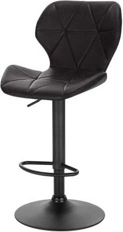 2er-Set Höhenverstellbarer Barhocker Aus Kunstleder -Möbel Store 2er Set Barhocker Barstuhl Kunstleder anthrazit7 1280x1280