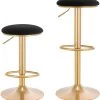 WOLTU 2er Set Barhocker Barstuhl Mit Fußstütze Ergonomisch Höhenverstellbar Samt