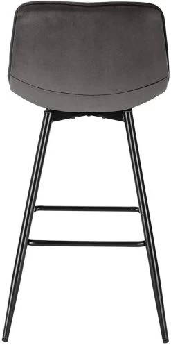 WOLTU Barhocker 2er Set Designer Hocker Mit Fußstütze, Aus Samt Mit Rückenlehne 13 WOLTU Barhocker 2er Set Designer Hocker Mit Fußstütze, Aus Samt Mit Rückenlehne -Möbel Store 2er Set Barhocker aus Samt Metall dunkjelgrau5 1280x1280