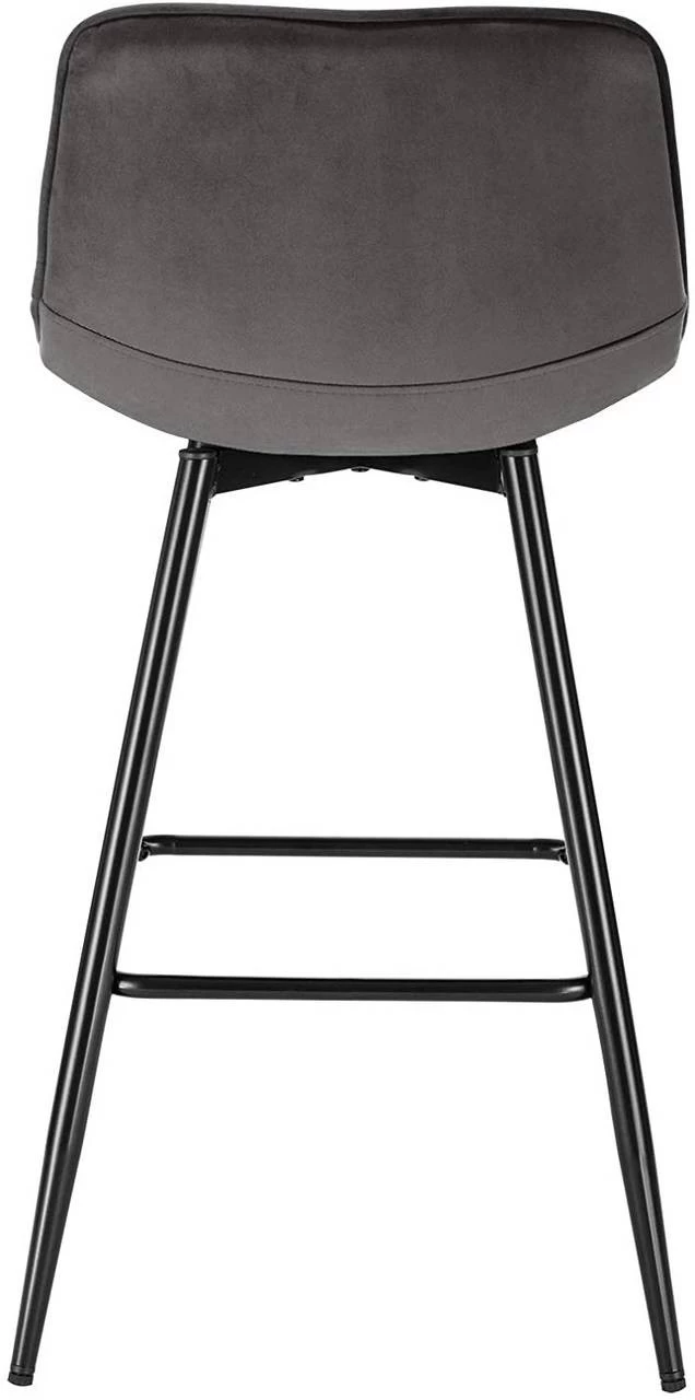 WOLTU Barhocker 2er Set Designer Hocker Mit Fußstütze, Aus Samt Mit Rückenlehne 6 WOLTU Barhocker 2er Set Designer Hocker Mit Fußstütze, Aus Samt Mit Rückenlehne – Bild 6