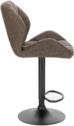 WOLTU Barhocker Barstuhl Tresenhocker Bistrohocker Mit Rückenlehne Aus Kunstleder -Möbel Store 2er Set Barstuhl Tresenhocker Bistrohocker Kunstleder Metall dunkelbraun5 1280x1280