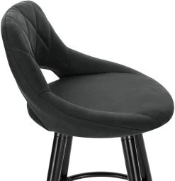 2er-Set Barstuhl Aus Stoffbezug Mit Holzbeine -Möbel Store 2er Set Barstuhl aus Stoffbezug mit Holzbeine anthrazit7 1280x1280