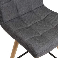 WOLTU 2er Set Barhocker Bistrohocker Mit Lehne Fußstütze, Massivholz Leinen -Möbel Store 2er Set Barstuhl mit Lehne und Fussstuetze aus Leinen und Massivholz BH160dgr 2 2 1280x1280