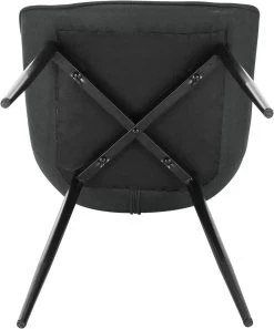 2er-Set Esszimmerstühle Küchenstühle Sitzfläche Aus Stoffbezug Gestell Aus Metall -Möbel Store 2er Set Esszimmerst hle K chenst hle Sitzfl che aus Stoffbezug Gestell aus Metall BH248an 2 Anthrazit8 1280x1280