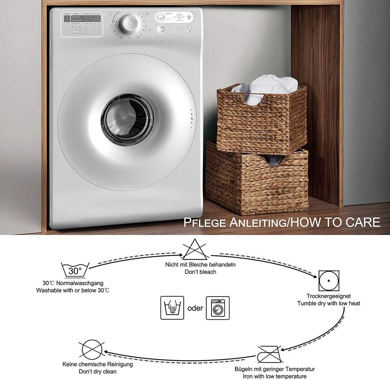 2er Set Gardine Blickdicht 250 G/m² Mit Kräuselband 8 2er Set Gardine Blickdicht 250 G/m² Mit Kräuselband – Bild 8