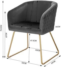 2er Set Küchenstuhl Polsterstuhl Wohnzimmerstuhl Sessel Aus Samt Metall Beine -Möbel Store 2er Set Kuechenstuhl Polsterstuhl Wohnzimmerstuhl Sessel aus Samt Metall Beine BH271dgr 2 dunkelgrau2 1280x1280