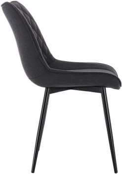 2er-Set Esszimmerstühle Küchenstühle Sitzfläche Aus Leinen Gestell Aus Metall -Möbel Store 2er Set Kuechenstuhl aus Leinen Metallbeine BH208dgr 2 5 1280x1280