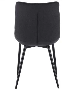 2er-Set Esszimmerstühle Mit Rückenlehne, Sitzfläche Aus Leinen, Metallbeine -Möbel Store 2er Set Kuechenstuhl mit Armlehne Sitzflaeche aus Leinen Metallbeine BH206dgr 2 4 1280x1280