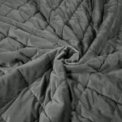 2er Set Tagesdecke Bettüberwurf, Steppdecke Unterfüttert&gesteppt, Dunkelgrau -Möbel Store 2er Set Tagesdecke Bett berwurf Steppdecke unterf ttert gesteppt BWP50131415gr Dunkelgrau2 1280x1280