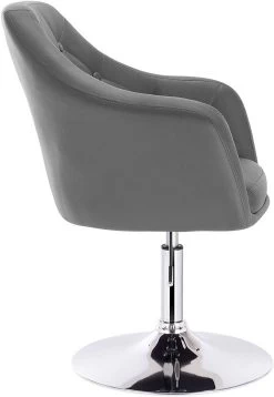 2 X Barsessel Mit Arm- Und Rückenlehne, Stufenlose Höhenverstellung Kunstleder -Möbel Store 2xBarsessel mit Arm und Rueckenlehne stufenlose Hoehenverstellung Kunstleder BH104gr 2 grau4 1280x1280