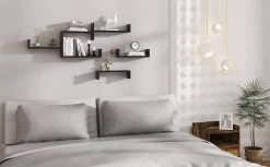 3er-Set Wandregal Retro Hängeregal In U Form -Möbel Store 3er Set Wandregal Retro Haengeregal in U Form RG9311sz schwarz3 1280x1280