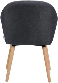 4er-Set Esszimmerstühle Aus Leinen Holzbeine -Möbel Store 4er Set Esszimmerstuehle aus Leinen Holzbeine BH94dgr 4 MA dunkelgrau5 1280x1280