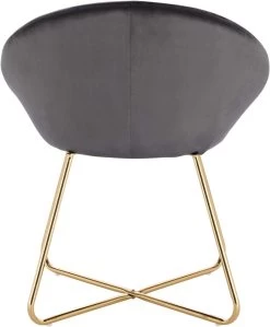 4er Set Esszimmerstuhl Polsterstuhl, Mit Sitzfläche Aus Samt, Gestell Aus Metall -Möbel Store 4er Set Esszimmerstuhl Polsterstuhl mit Sitzfl che aus Samt Gestell aus Metall BH217dgr 4 dunkelgrau5 1280x1280