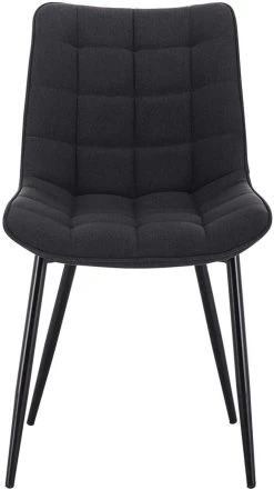 4er-Set Esszimmerstühle Mit Rückenlehne, Sitzfläche Aus Leinen, Metallbeine -Möbel Store 4er Set Kuechenstuehle aus Leinen Elif BH206dgr 4 MA dunkelgrau32N9Z3NYT1FAFY 1280x1280