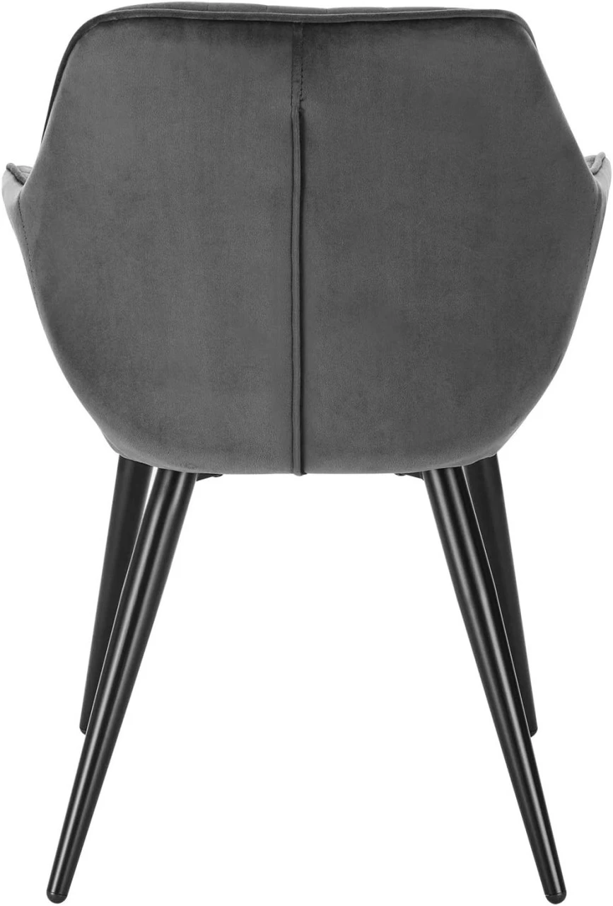 6X Esszimmerstühle Mit Armlehnen Und Rückenlehne Metallbeine 40x45x84cm 6 6X Esszimmerstühle Mit Armlehnen Und Rückenlehne Metallbeine 40x45x84cm – Bild 6