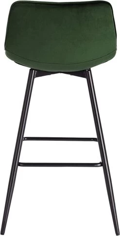 2er-Set Designer Barstuhl Mit Fußstütze Samt, Metallbeine -Möbel Store 7hGk2rBMmIZtQT 1280x1280