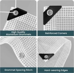 WOLTU Abdeckplane Wasserdicht Gewebeplane Mit Ösen, 140g/m² Reißfest UV-beständig 15 WOLTU Abdeckplane Wasserdicht Gewebeplane Mit Ösen, 140g/m² Reißfest UV-beständig -Möbel Store Abdeckplane wasserdicht Gewebeplane Oesen 140g m reissfest UV bestaendig GZ1260ws01 transparen4 1280x1280