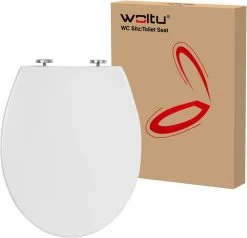 Premium WC-Sitz Mit Absenkautomatik, Kunststoff, Fast Fix, Softclose, 2423