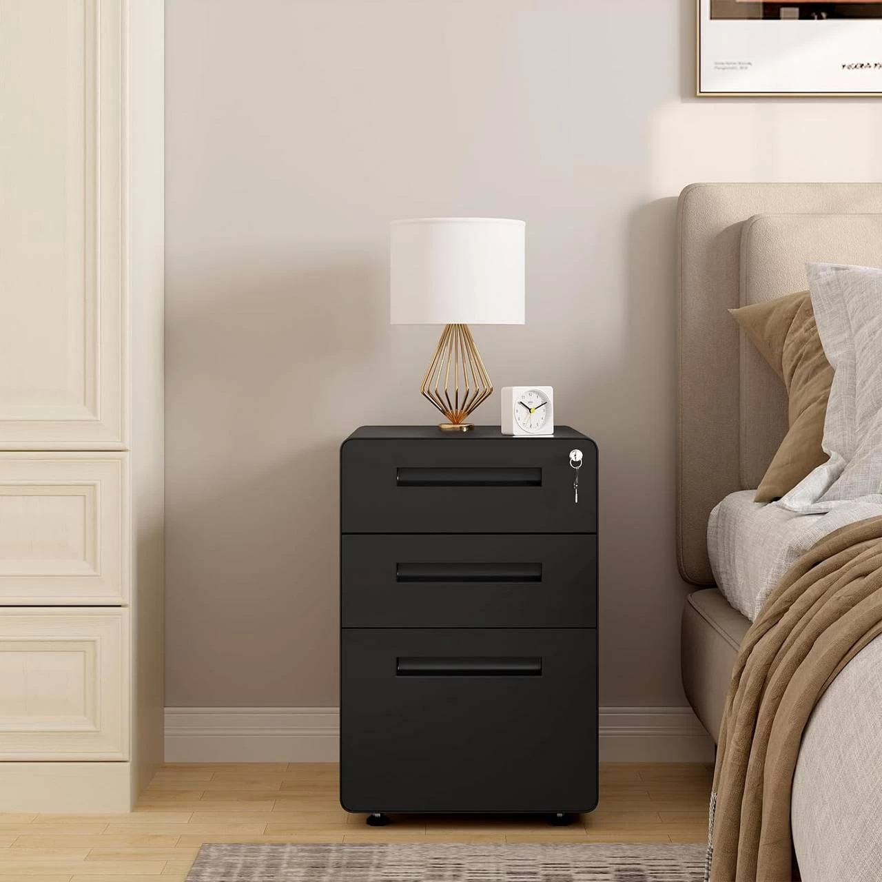 Aktenschrank, Rollcontainer Mit 3 Schubladen, Mit Hängeregistratur 5 Aktenschrank, Rollcontainer Mit 3 Schubladen, Mit Hängeregistratur – Bild 5