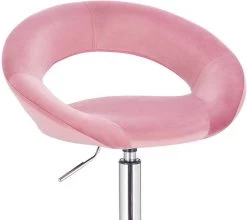 Arbeitshocker Rollhocker Aus Samt Mit Rollen Höhenverstellbar -Möbel Store Arbeitshocker Buerohocker Rollhocker mit Rollen Samt rosa7 1280x1280