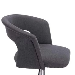 1x Arbeitshocker Drehhocker Mit Armlehne, Stufenlos Höhenverstellbar, Leinen -Möbel Store Arbeitshocker Buerostuhl Buerohocker hoehenverstellbar BS30dgr 11 1280x1280