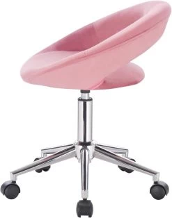 Arbeitshocker Rollhocker Aus Samt Mit Rollen Höhenverstellbar -Möbel Store Arbeitshocker Rollhocker aus Samt mit Rollen h henverstellbar BS100 bunt2 1280x1280