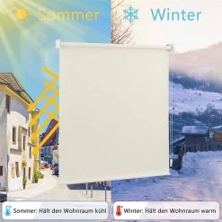 Außenrollo Senkrechtmarkise Balkonmarkise Outdoorrollo 10 Außenrollo Senkrechtmarkise Balkonmarkise Outdoorrollo -Möbel Store Aussenrollo Senkrechtmarkise Balkonmarkise Outdoorrollo TR5702be beige4 1280x1280