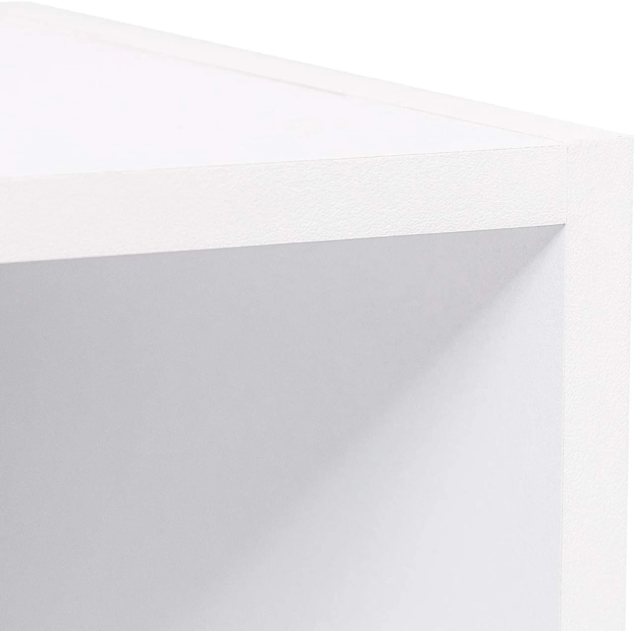 Bücherregal Mit 4 Fächern, Würfelregal Weiß, Standregal, Aus Holzwerkstoff 7 Bücherregal Mit 4 Fächern, Würfelregal Weiß, Standregal, Aus Holzwerkstoff – Bild 7