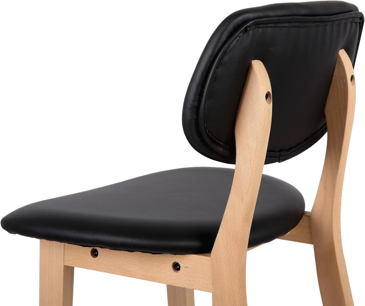 WOLTU Barhocker 2er Set Barstühle, Gut Gepolsterte Sitzfläche Aus Kunstleder Holz 7 WOLTU Barhocker 2er Set Barstühle, Gut Gepolsterte Sitzfläche Aus Kunstleder Holz – Bild 7