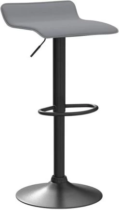 WOLTU Barhocker Barstuhl Tresenhocker Bistrohocker Höhenverstellbar Kunstleder -Möbel Store Barhocker Barstuhl Tresenhocker Bistrohocker hoehenverstellbar Kunstleder BH159gr Grau6 1280x1280
