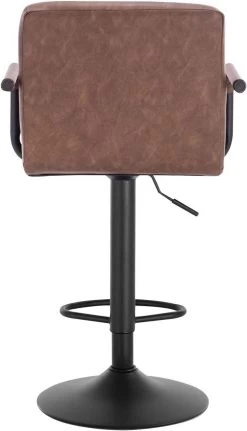 WOLTU Barhocker Barstuhl Mit Rückenlehne Drehbar Kunstleder In Antiklederoptik Stahl 15 WOLTU Barhocker Barstuhl Mit Rückenlehne Drehbar Kunstleder In Antiklederoptik Stahl -Möbel Store Barhocker Barstuhl mit Rueckenlehne drehbar Kunstleder in Antiklederoptik Stahl BH113dbr Dunkelbraun8 1280x1280