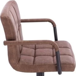 WOLTU Barhocker Barstuhl Mit Rückenlehne Drehbar Kunstleder In Antiklederoptik Stahl 16 WOLTU Barhocker Barstuhl Mit Rückenlehne Drehbar Kunstleder In Antiklederoptik Stahl -Möbel Store Barhocker Barstuhl mit Rueckenlehne drehbar Kunstleder in Antiklederoptik Stahl BH113dbr Dunkelbraun9 1280x1280