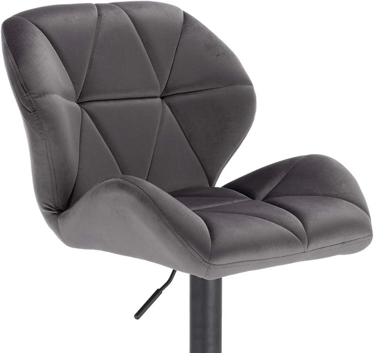 WOLTU Barhocker Designer Hocker Mit Rückenlehne, Höhenverstellbar, Drehbar, Samt 9 WOLTU Barhocker Designer Hocker Mit Rückenlehne, Höhenverstellbar, Drehbar, Samt – Bild 9