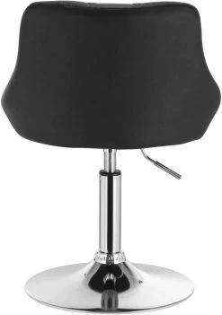 2er-Set Barhocker Mit Rückenlehne Aus Kunstleder -Möbel Store Barhocker Tresenhocker Kunstleder Metall Drehbar schwarz7 1280x1280