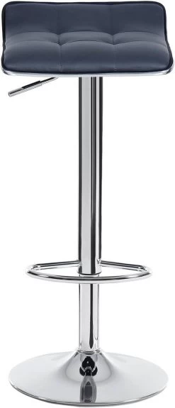 WOLTU Barhocker Tresenhocker, Kunstleder, Verchromter Stahl, Gepolsterte Sitzfläche -Möbel Store Barhocker Tresenhocker Kunstleder verchromter Stahl gepolsterte Sitzflaeche BH28gr Grau6 1280x1280