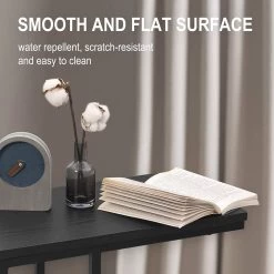 Beistelltisch Kaffeetisch Nachttisch, Gestell Aus Metall, Tischplatte Aus Holz -Möbel Store Beistelltisch Kaffeetisch Gestell aus Metall Tischplatte aus Holz TSG17sz schwarz5 1280x1280