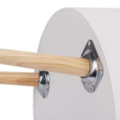 Beistelltisch Nachtkommode, Mit Stauraum, Holzbeine, MDF, 38x38x49cm(BxTxH) -Möbel Store Beistelltisch Nachttisch Holz MDF Weiss TS50ws 1 4 1280x1280