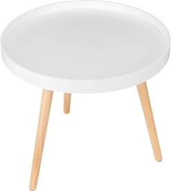 Beistelltisch Rund Klein Couchtisch Nachttisch Massiv Holz Weiß 50x44cm (øxH) -Möbel Store Beistelltisch rund klein Couchtisch Nachttisch Massiv Holz 50x44cm xH TS143ws Weiss2 1280x1280