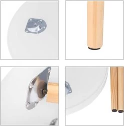 Beistelltisch Rund Klein Couchtisch Nachttisch Massiv Holz Weiß 50x44cm (øxH) -Möbel Store Beistelltisch rund klein Couchtisch Nachttisch TS143ws weiss4 1280x1280