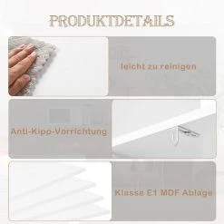 WOLTU Bücherregal Mit 10 Fächern, Holzwerkstoff, Würfelregal Stufenregal, Weiß -Möbel Store Buecherregal mit 10 Faechern Holzwerkstoff Wuerfelregal Stufenregal W0ITT0099 Weiss8 1280x1280