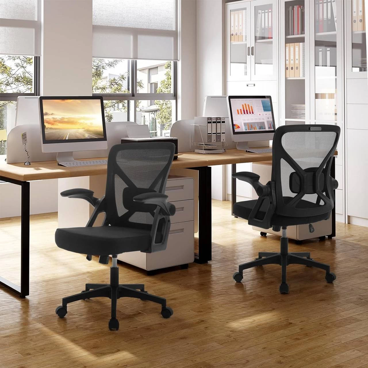 WOLTU Bürostuhl Ergonomisch, Mit Atmungsaktiver Rückenlehne, Wippfunktion, 150 Kg Belastbar 2 WOLTU Bürostuhl Ergonomisch, Mit Atmungsaktiver Rückenlehne, Wippfunktion, 150 Kg Belastbar – Bild 2